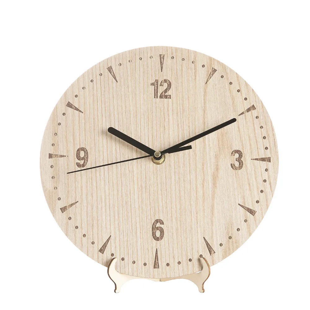 Wood Wall Clocks Home Decor Cartoon Modern Clock Vintage Rustic Antique Shabby Retro Kitchen Room K507 | Дом и сад