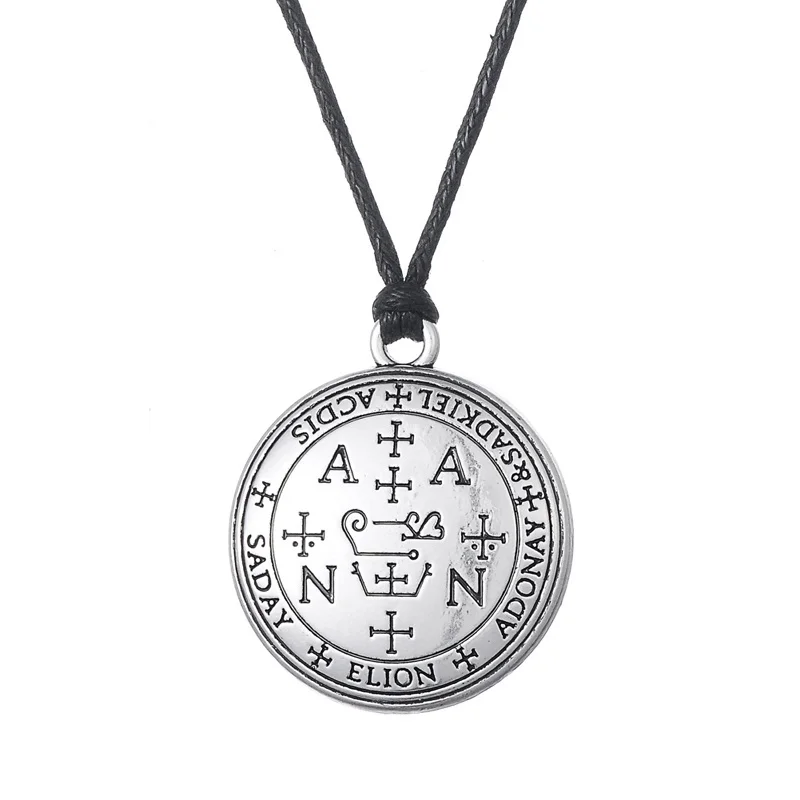 Винтажный Sigil of The Archangel Габриэль амулет волшебный кулон ожерелье для мужчин или