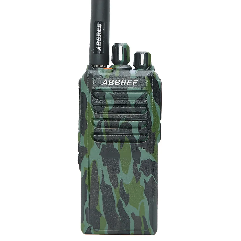 Abbree AR-25W 25 Вт высокомощная рация UHF 400-480 МГц 10 км радиус действия радио 4000 мАч батарея+ Складная тактическая антенна CS