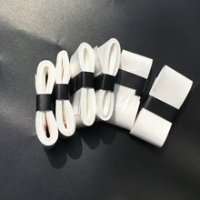 5 pièces Qualité KM Tennis blanches surgrips collant sentir mince PU tennis Surgrips Sueur absorbé enveloppe robinets poignées de raquette(China)