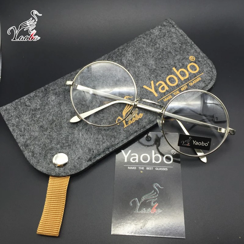 Мужские и женские очки Yaobo винтажные в ретро стиле с прозрачными стеклами