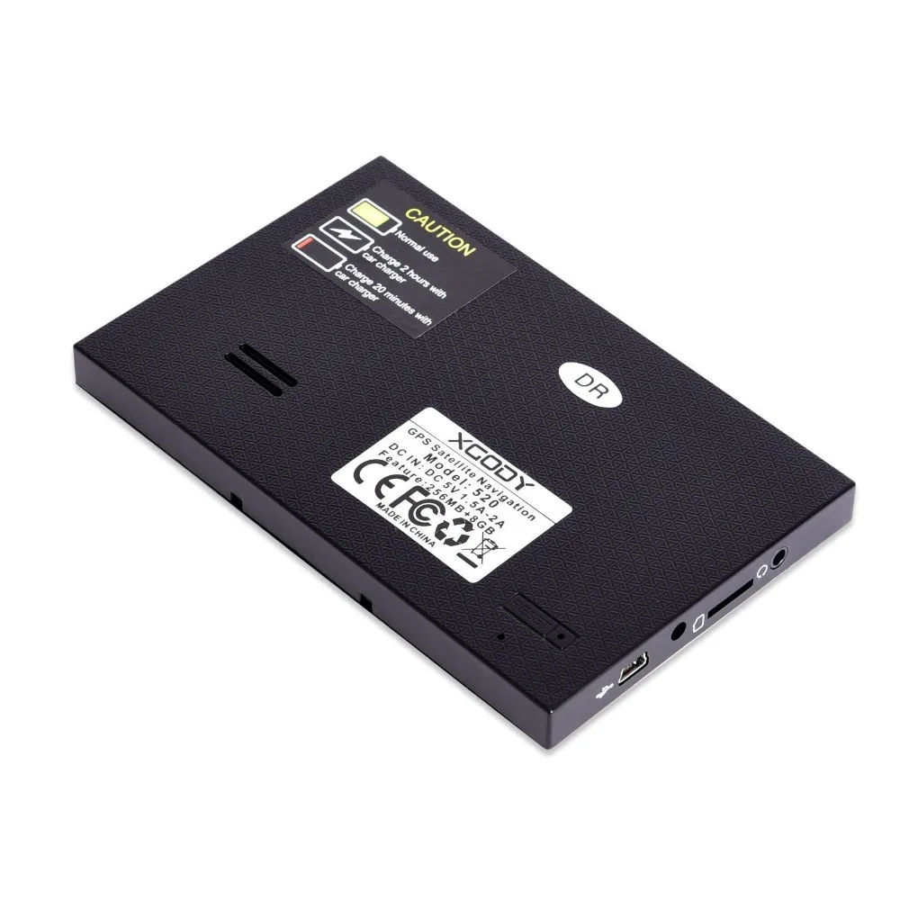 XGODY 520 navegación GPS para coche de 5 pulgadas 256 MB + pantalla táctil de 8 GB FM navegador GPS para camión actualización del mapa libre de Navitel 2018 Europa XGODY 520 navegación GPS para coche de 5 pulgadas 256 MB + pantalla táctil de 8 GB FM navegador GPS para camión actualización del mapa libre de Navitel 2018 Europa