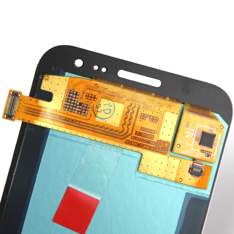 Для Samsung J2 2015 LCD 4 7 &quotAMOLED J200 J200Y J200F черный белый золотой дигитайзер дисплей
