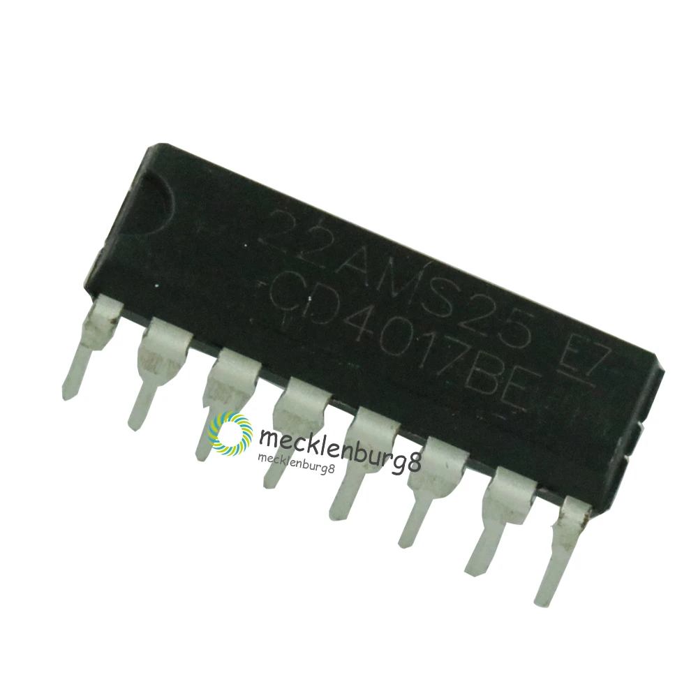 10 шт. CD4017 CD4017B CD4017BE 4017 десятилетний счетчик разделитель IC | Электроника