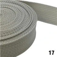 17 20mm 25mm 38mm 50mm wide Imicka webbing Light grey 2