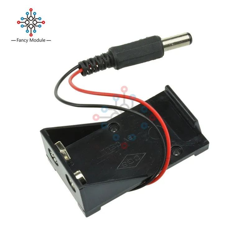 

9V Battery Holder Box Case Wire with Plug 5.5*2.1mm for Arduino AU New