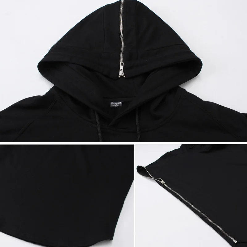 full head zip hoodie