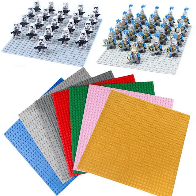 4 Colors BUILDING PLATE Play Mats 32*32 STUDS Lego Compatible Base