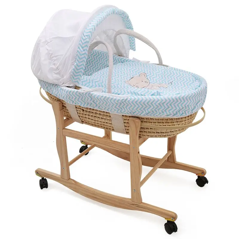 

Corn husk Baby cradle baby bed cradle bed newborn sleeping basket