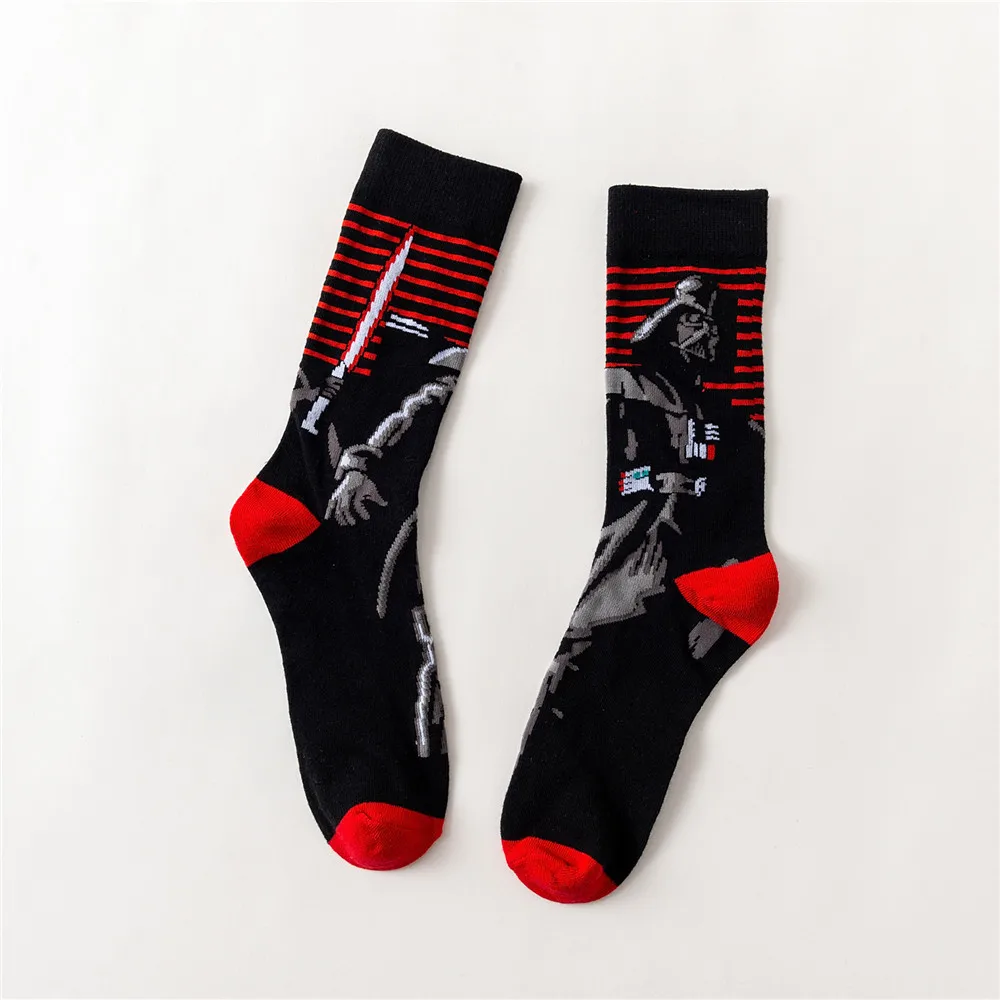 Чулки из фильма «Звездные войны», носки для косплея «Мастер Йода», новые мужские и женские носки для весны, осени и зимы Wookiee Jedi Knight - Цвет: 4
