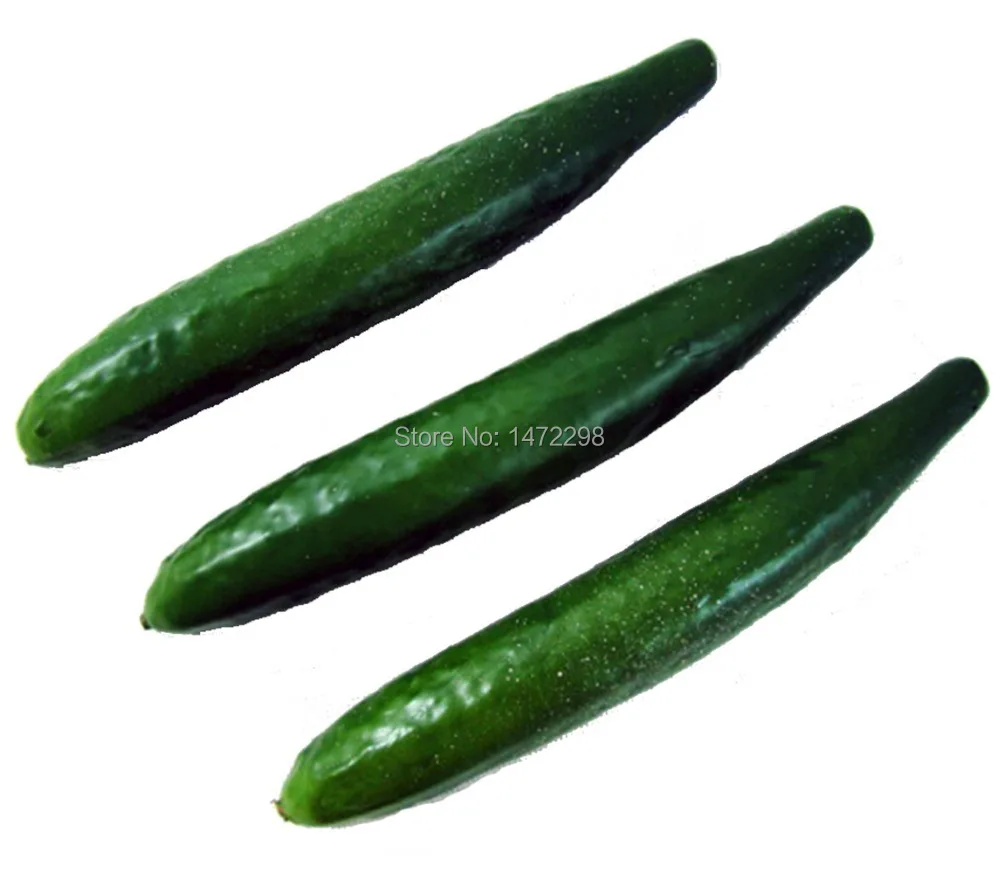 Hot Artificial Foam Composite Cucumber Vegetables Fake Fruit House Party kitchen Decor Pack of 3 pcs