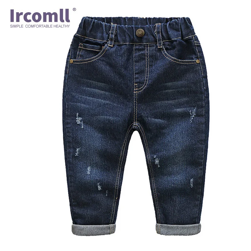 Модная осенне-летние джинсы для мальчиков детские штаны с рисунком для мальчиков, брюки для детей, джинсовая ткань, джинсы для детей - Цвет: Style-8