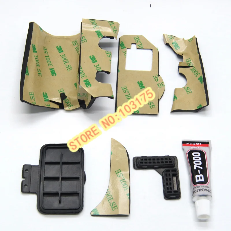 Новый блок из 6 штук для Nikon D700 резиновый USB с лентой 3M + клей|united|unit t |