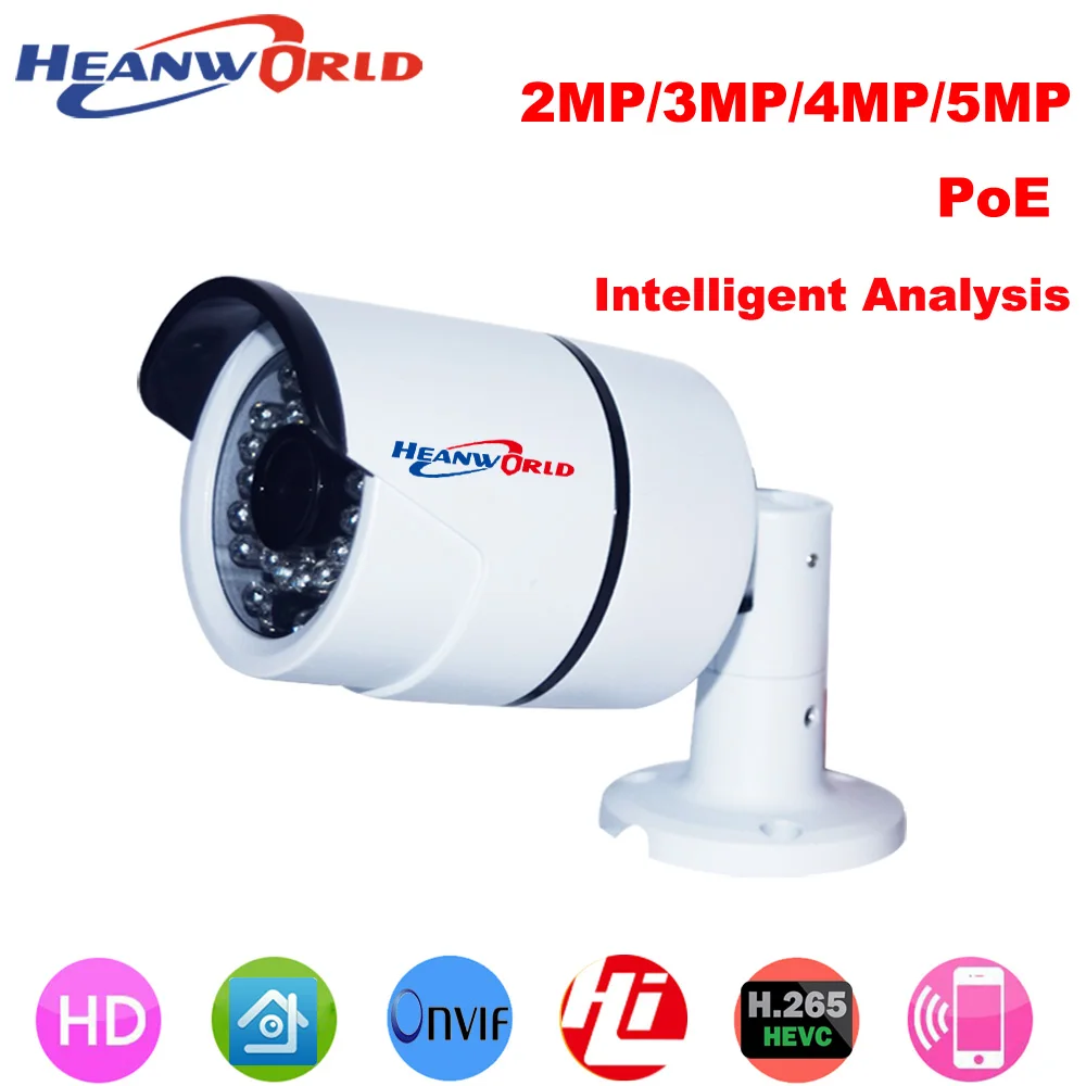IP камера видеонаблюдения PoE HD 5 МП 4 3 Мп 1080P|onvif p2p|ip camera poecamera cctv |