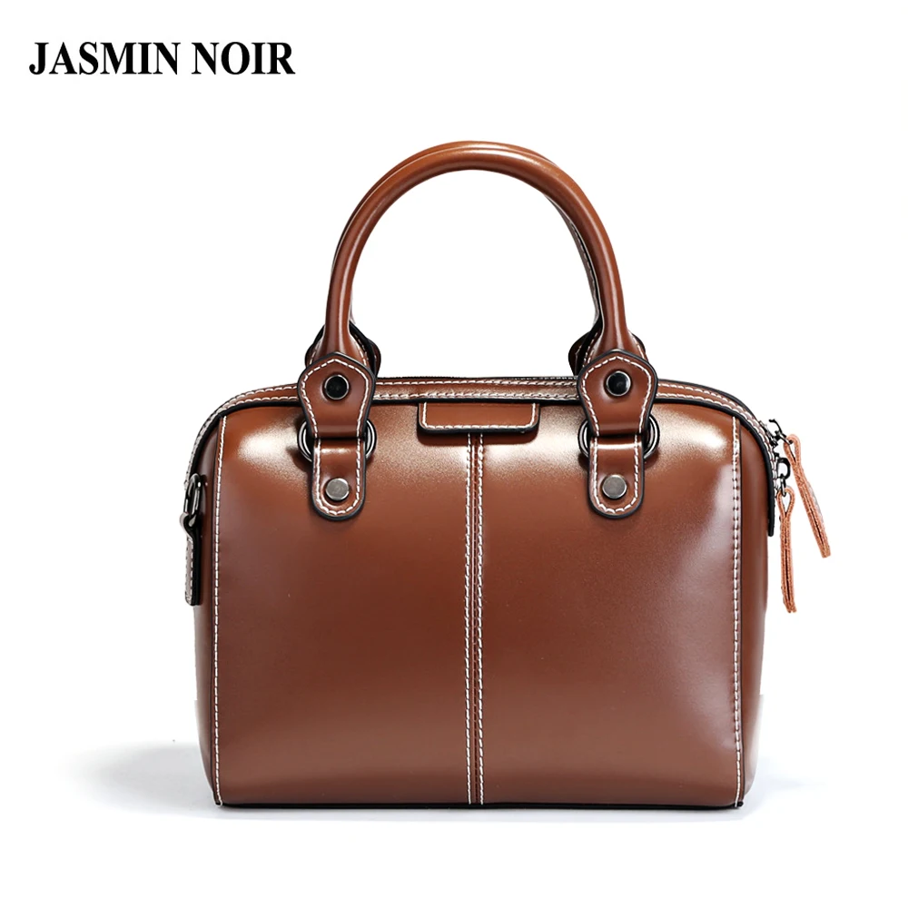 Brand Cow Genuine Leather Small Women Handbag Female Designer Shoulder Totes Boston Bag Retro Vintage Crossbody Bag for Ladies Brand Cow Genuine Leather Small Women Handbag Female Designer Shoulder Totes Boston Bag Retro Vintage Crossbody Bag for Ladies