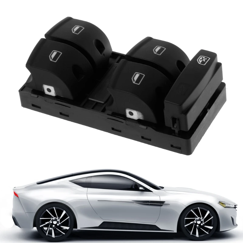 Koop Window Master Switch Knop Voor AUDI A6 S6 C6 RS6 A6 Allroad Quattro A3 Q7 Auto Schakelaars Auto interieur Onderdelen match originele auto