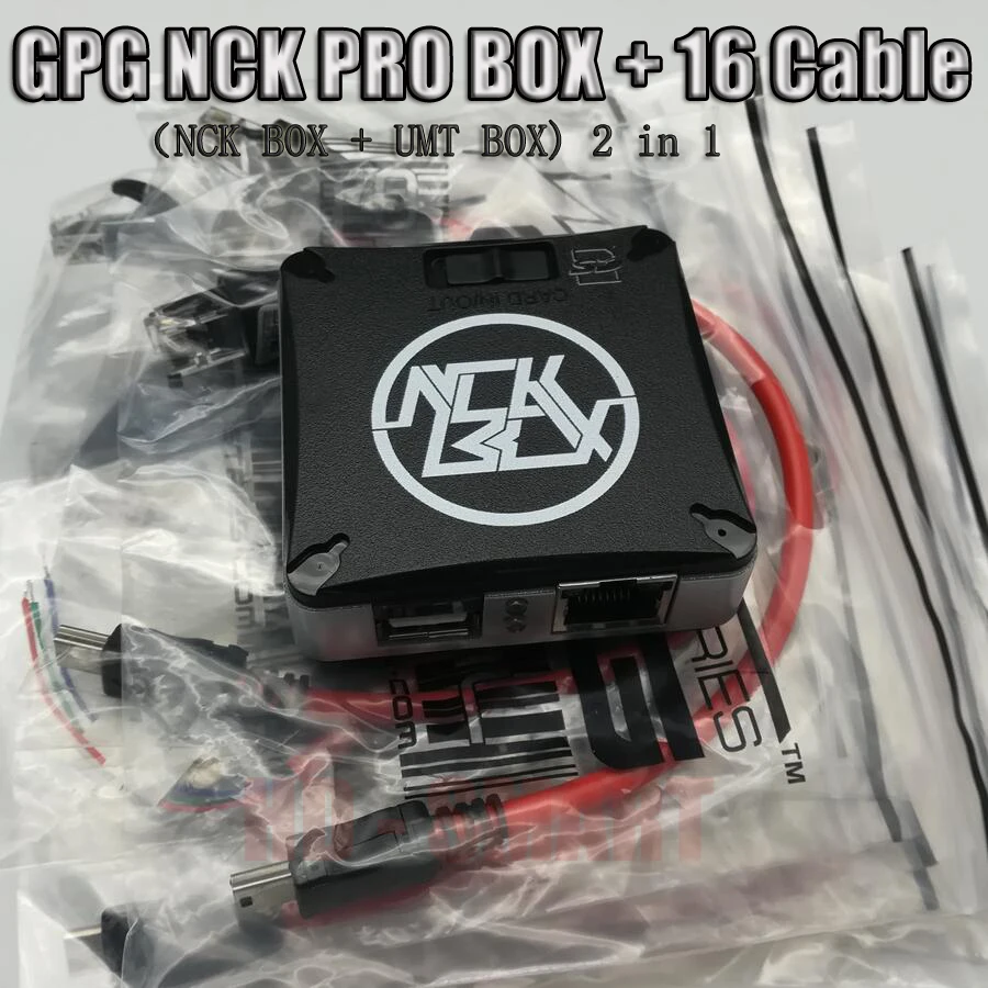 Новейшая версия оригинальная NCK Pro Box NCK Pro 2 box(поддержка NCK BOX+ UMT BOX 2 в 1) новое обновление для huawei+ 16 кабелей