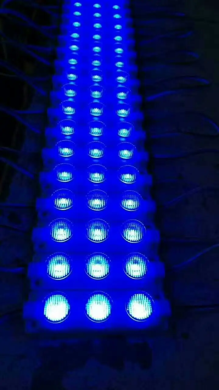 3 Вт инъекций светодиодный сбоку модуль с Len 3LED DC12V Водонепроницаемый IP65 5050smd рекламный щит логотип канала lightbox Подсветка