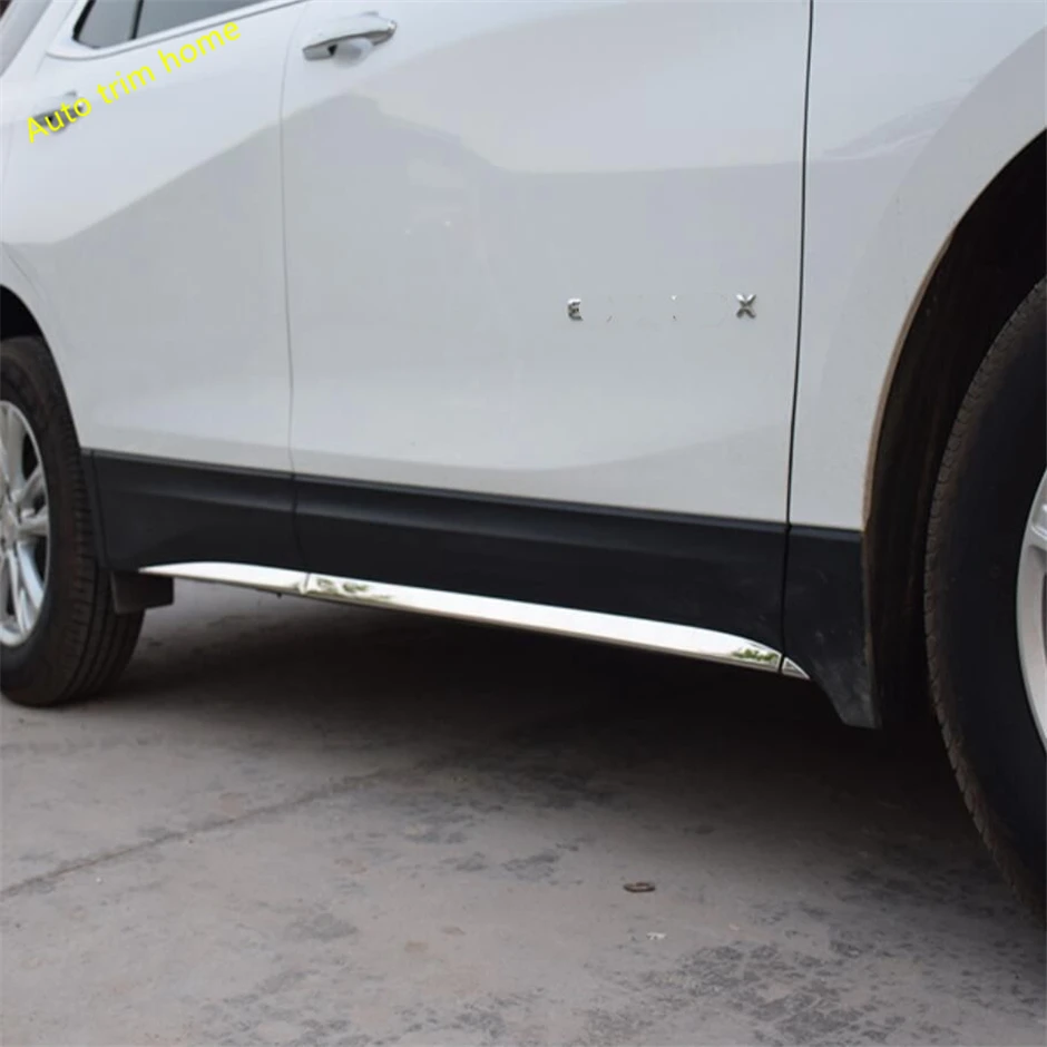 

Lapetus Outside Door Under Body Molding Bottom Strip Cover Trim Fit For Chevrolet Equinox 2017 2018 2019