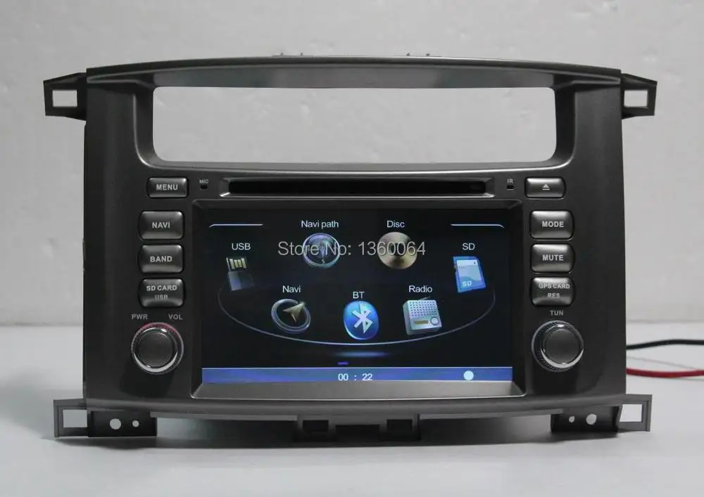 Perfect 2 Din 7 inch CAR DVD GPS FOR TOYOTA LAND CRUISER 100 / LEXUS LX470 1998-2007 Radio Stereo Bluetooth+CANBUS decoder+Free gps Map 1 Perfect 2 Din 7 inch CAR DVD GPS FOR TOYOTA LAND CRUISER 100 / LEXUS LX470 1998-2007 Radio Stereo Bluetooth+CANBUS decoder+Free gps Map 1