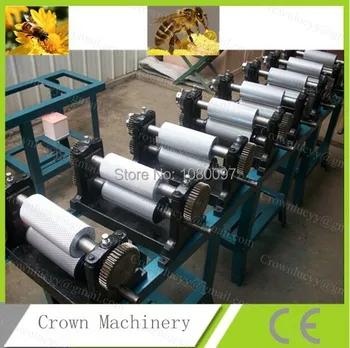 

86*195mm Electric beeswax foundation sheet embossing machine