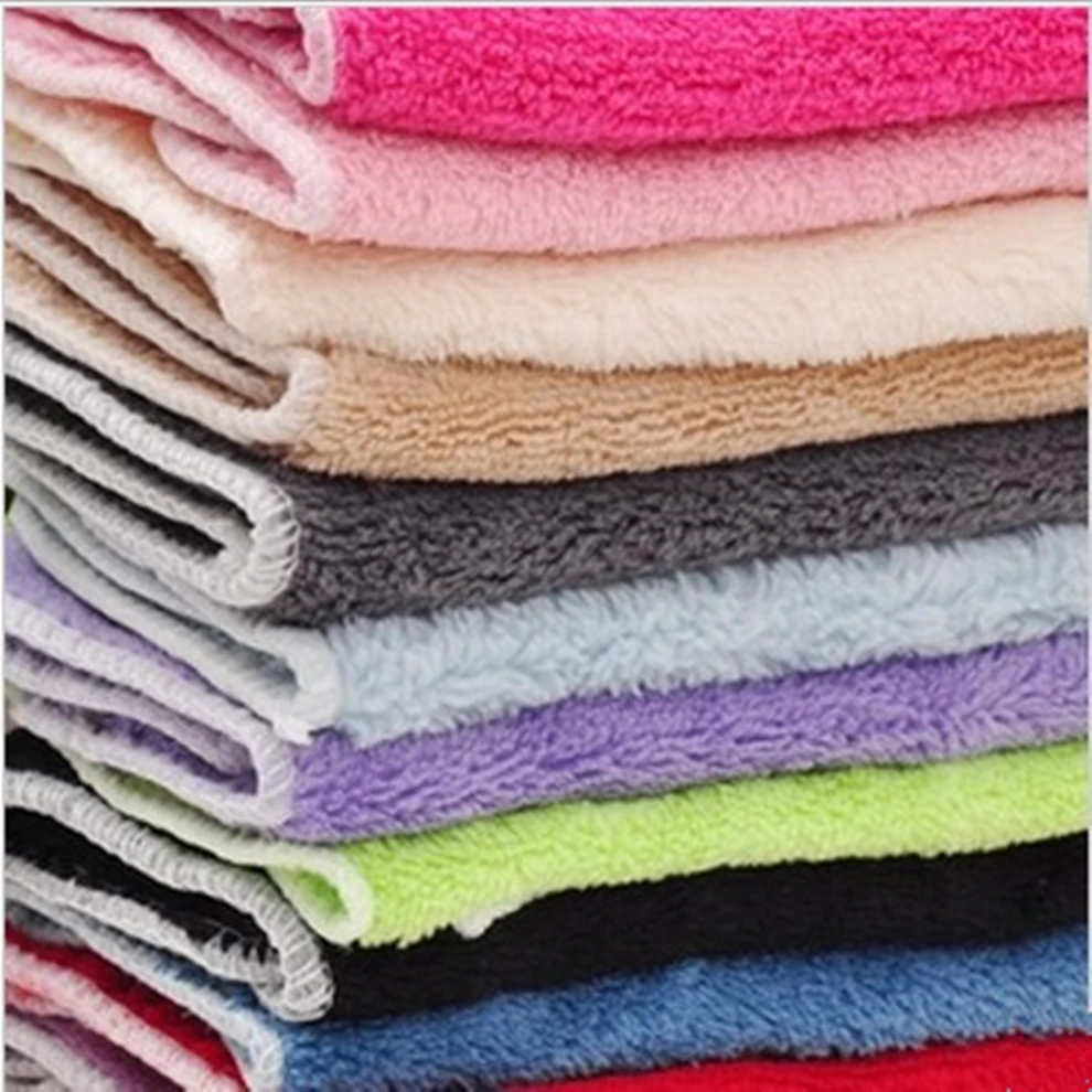 

5pcs/lot New Kitchen Towel 25x25cm Microfiber Towels Quick-Dry Cleaning Rag Small Towels Dish Cloth Wiping Napkin