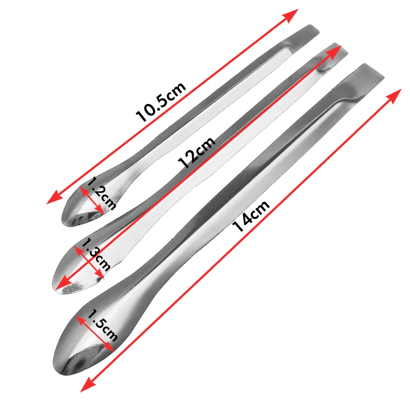 Mrosaa 3 шт./компл. Нержавеющая сталь лекарственных ковш ложка реагент образца лаборатории Совок химическое исследование аптека лабораторное оборудование