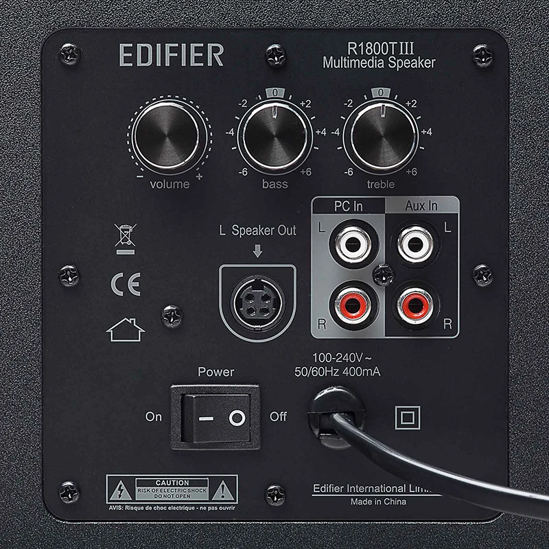 EDIFIER R1800TIII HIFI книжная полка динамик мощный бас включает DSP DRC поддерживает ПК RCA