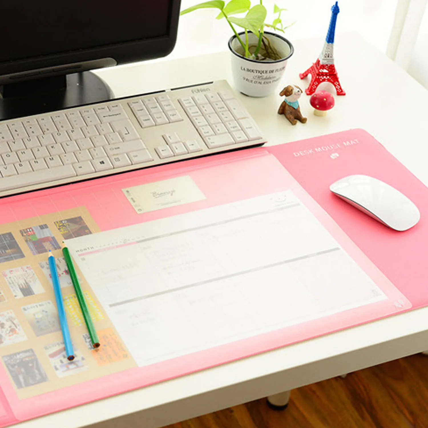  Elisona Multifunctional Anti-slip Waterproof Gaming Desk Mice Large Size Desk Mouse Table Pad Mat f
