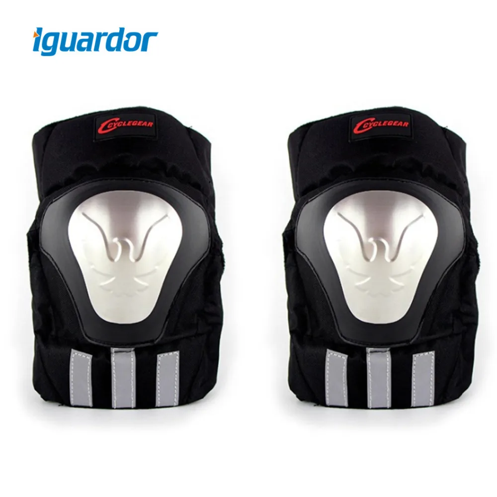 Iguardor 1Pair Windproof Stainless Steel Keen Pads Falling Preventing