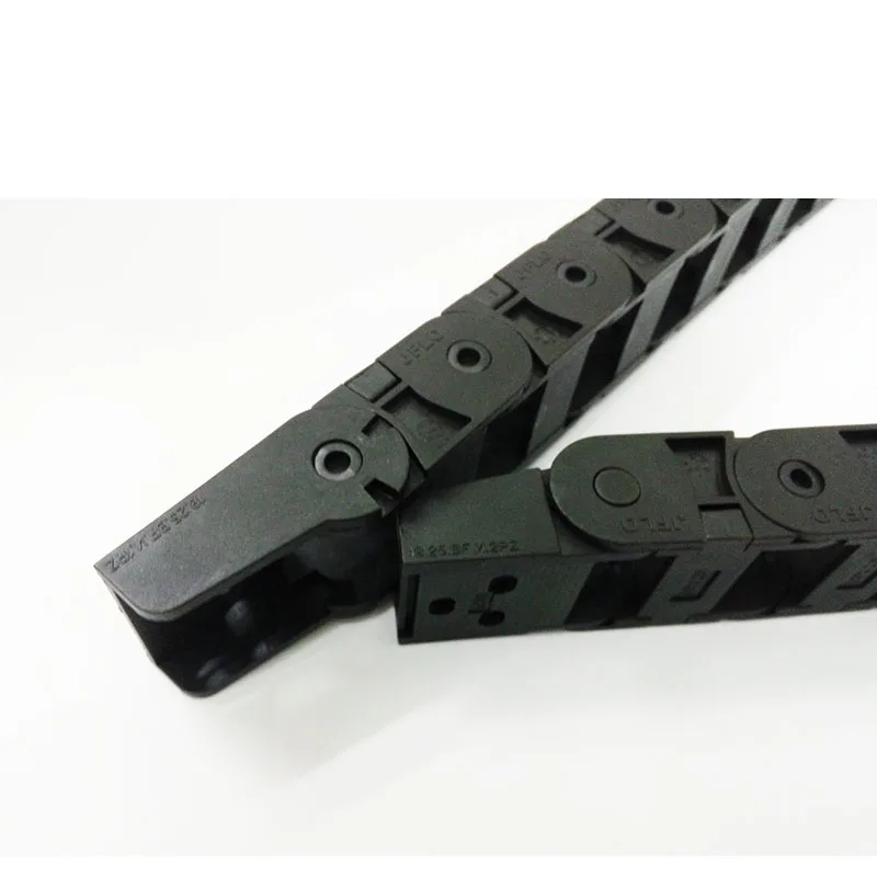 JFLO 1 Meter 18 Series Drag Chain Cable Wire Carrier Towline CNC Router Machine Tools Bridge Type Exterior Opening