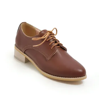 

New shoes 19 years of age season new party with low with large yards, 40-46 lace-up joker single shoes
