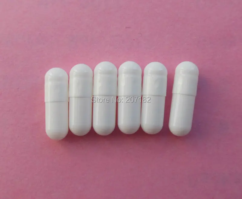 

(5,000pcs/pack) Size 0 White/White Solid Color HPMC Veggie(Vegan) Capsule,0# Empty Vegetarian Capsule---Top and Bottom Separated
