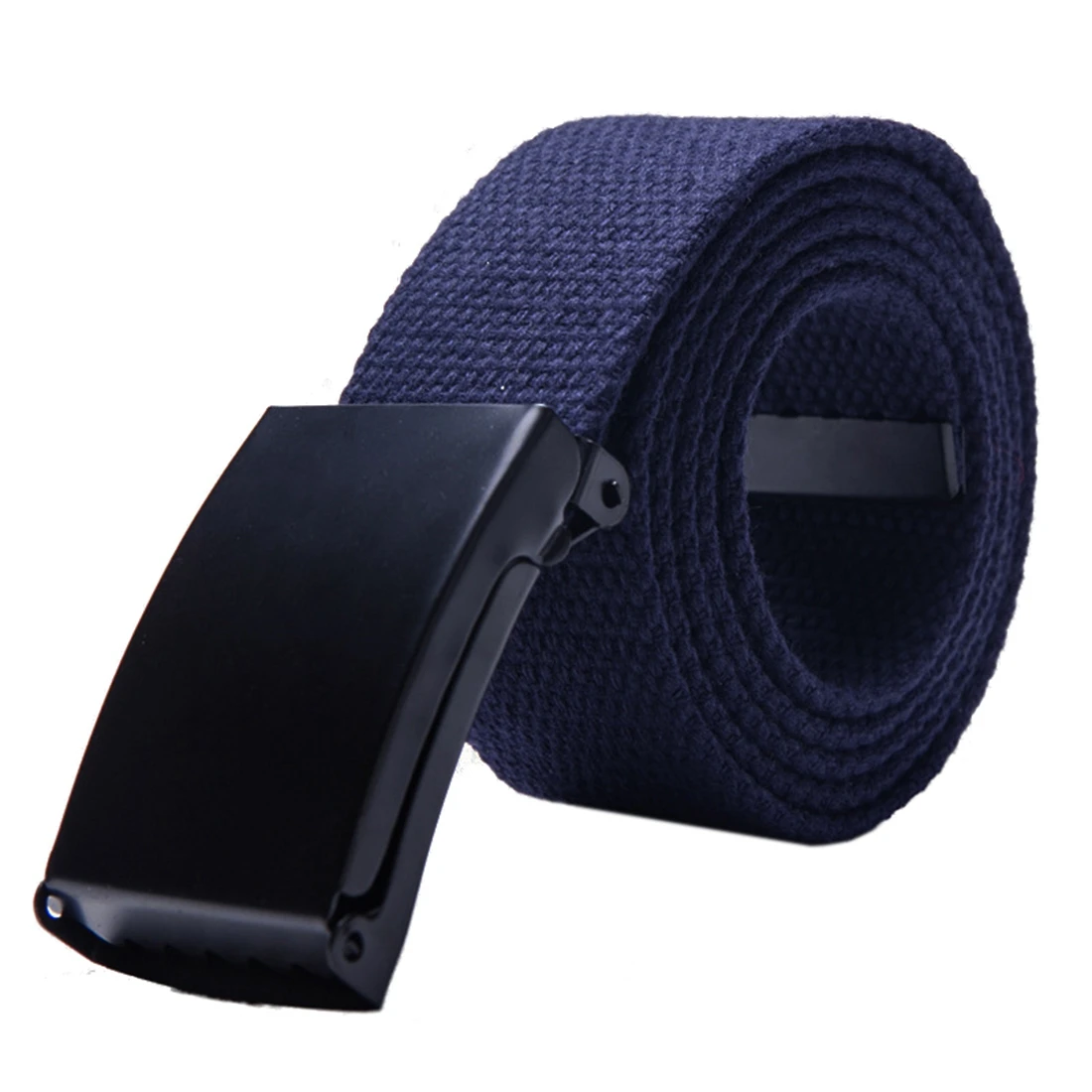

Unisex Canvas Strap Canvas Belt with Buckle (navy blau)