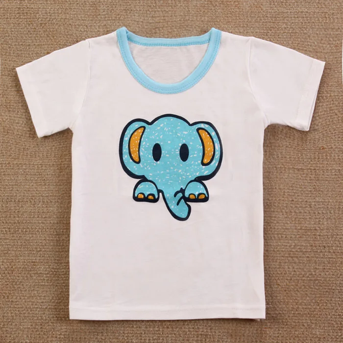8pcs/lot wholesale fashion children t shirt baby t shirt child short sleeve kids short shirt