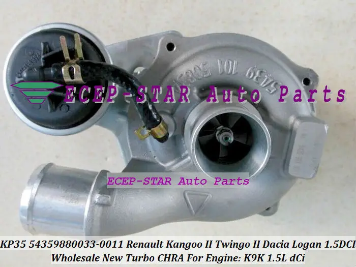 Турбокомпрессор KP35 54359880011 54359880033 8200507852 Tubrine для Renault Kangoo II Twingo Dacia Logan 04 K9K 1 5 л
