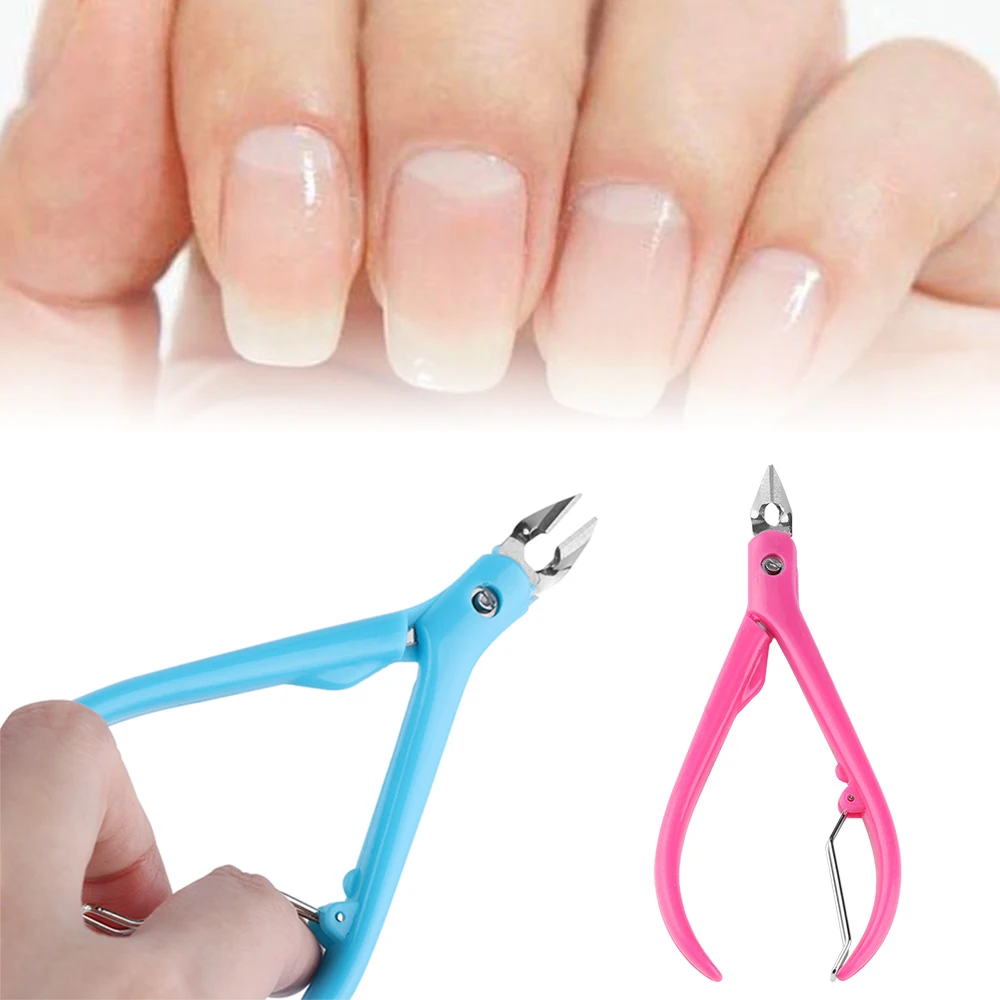 

RANDOM COLOR! 1pc Professional Stainless Steel Toe Finger Cuticle Nipper Clipper Trimmer Cutter Plier Scissors Nail Manicure