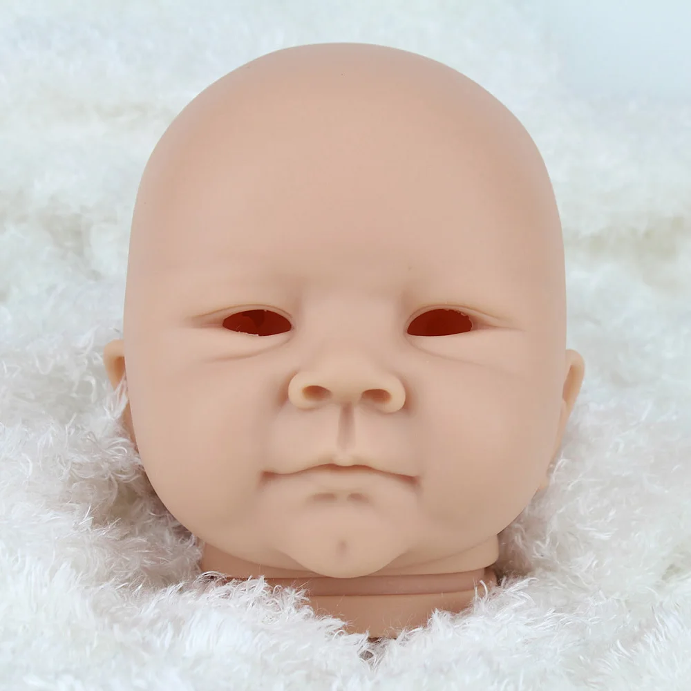 22 дюймов DIY reborn baby doll наборы Мягкий силикон-Виниловый реалистичный Новорожденный bebe Неокрашенная кукла наборы ручной работы необработанные пустые наборы