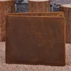 Genuine Leather Wallet for Men Bifold Mini Money Bags Short Purse Credit Card Holder Cash Coin Pocket Male Solid Standard Wallet 3