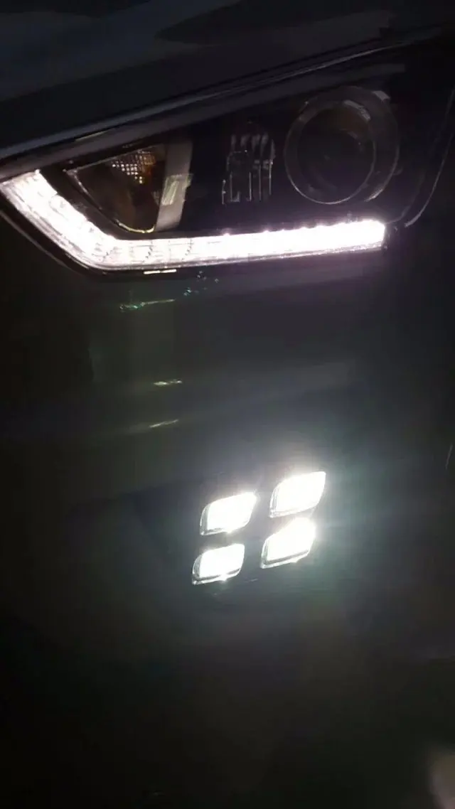 

LED DRL daytime running light top quality driving light fog lamp for Hyundai IX25 novel design fast shipping