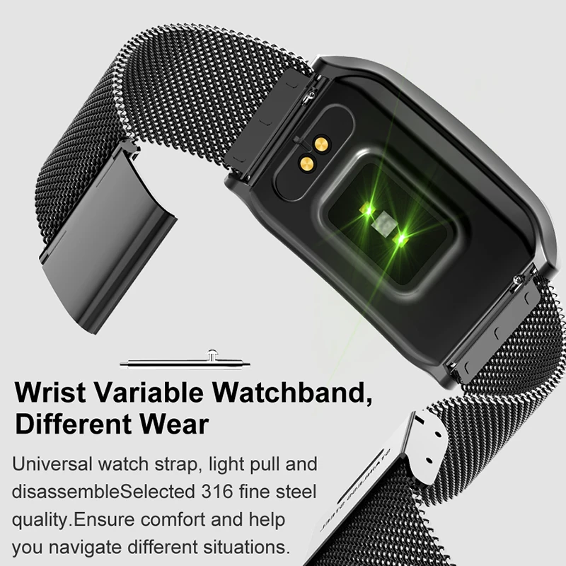 Ритма сердца здоровья Браслет smartwatch измерять кровяное давление фитнес-трекер сна умный браслет спортивные мужские и женские часы водонепроницаемые
