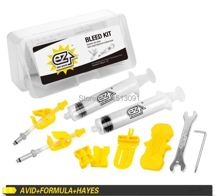 EZ's Hydraulic Brake Bleed KIT For AVID and SRAM Elixir JUICY CODE