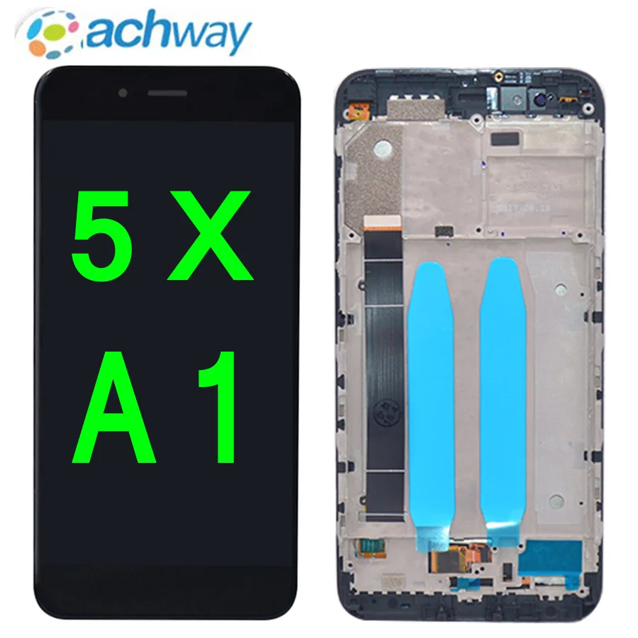 

Xiaomi Mi 5X A1 LCD Display Touch Screen Digitizer Assembly With Frame For Global Version Replacement Part 5.5" Xiaomi Mi A1 LCD