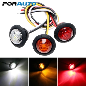 

FORAUTO 2Pcs/set Turn Signal Indicators Car-styling Car Tail Lights LED Side Marker Lights Signal Lamp Trucks Clearance Lights