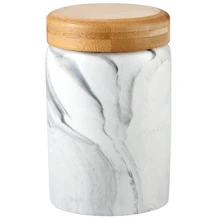 Бытовые керамические Герметичные банки, креативный бак для хранения зерна, кухонный ящик для хранения, банка для кофе, деревянная крышка для хранения чайных бутылок Ja