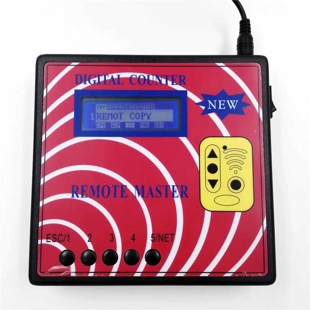 New Digital Counter Remote Master Key Programmer Frequency Meter Fixed Rolling Code Remote Copier With Blue