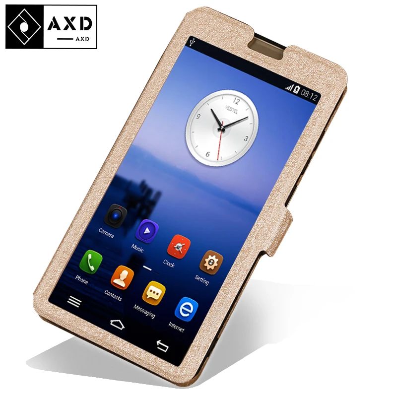 Чехол книжка с окошком для ZTE Blade V7 V8 Lite mini v7Max V8Pro V9 Vita прозрачный чехол подставка