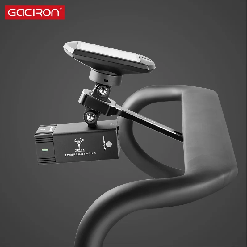 Sale GACIRON H11 Bicycle light Mount Bracket Aluminum alloy Multifunction CameraBicycle computer Holder Adjustable Handlebar 1
