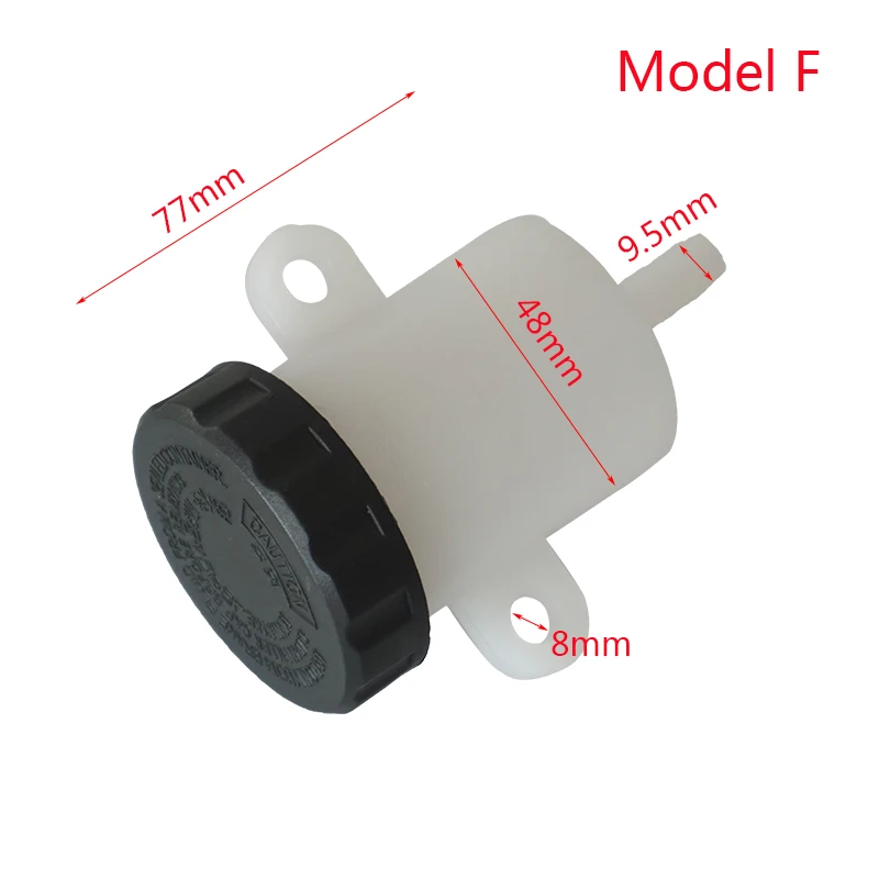 1 шт. Универсальный мотоциклетный бачок тормозной жидкости задний главный цилиндр масляный бак для Yamaha Honda Suzuki - Цвет: Model F