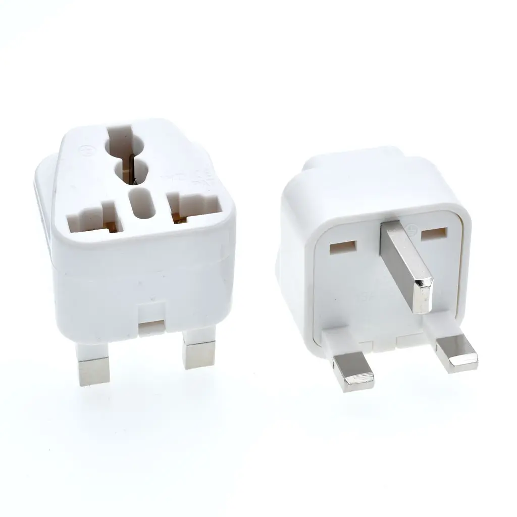 10 шт. Заземленный Тип G для GB UK HK AC power Plug адаптер Путешествия поездки Великобритания, Ирландия, Кипр, Мальта, Малайзия